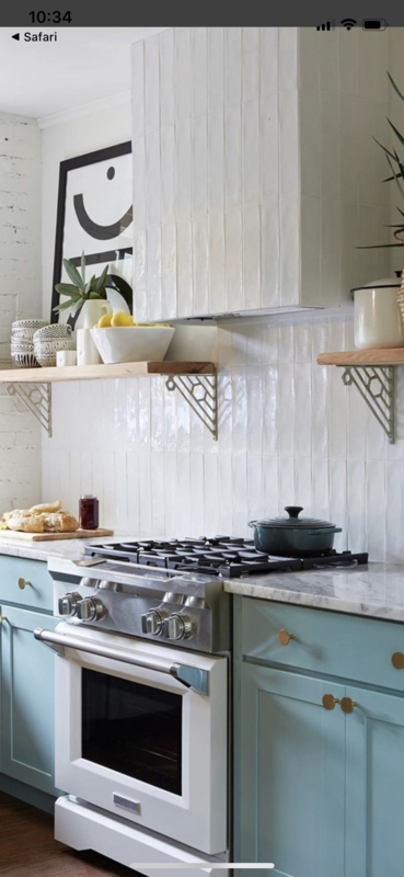 Charming Kitchen Remodel with Vertical Clay Subway Tiles