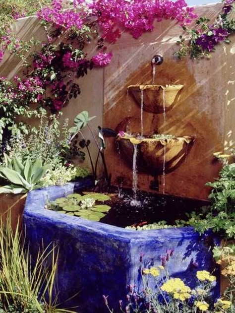 Charming Spanish Style Wall-Mounted Water Fountain