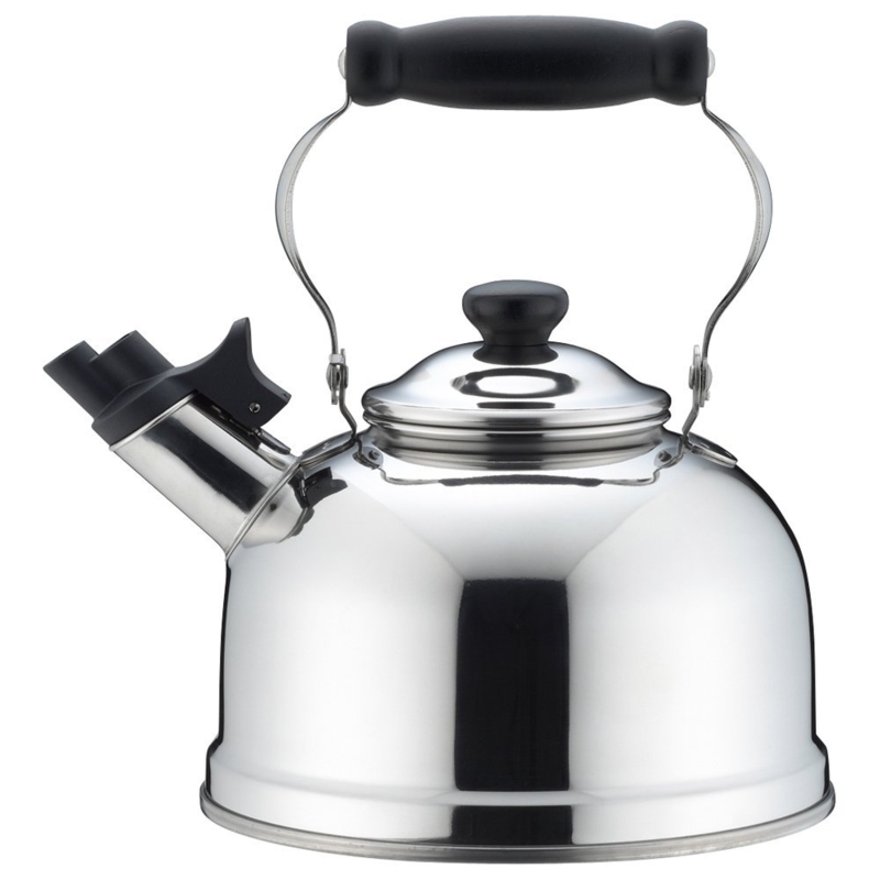 Classic Stainless Steel Whistling Tea Kettle