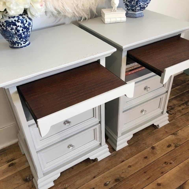 Bedside Tables Pull Out Trays