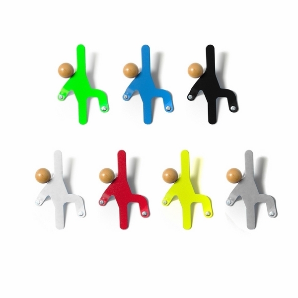 Colorful Funky Wall-Mounted Coat Hooks