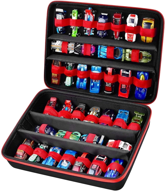 Compact Toy Storage Organizer Case for Hot Wheels Cars