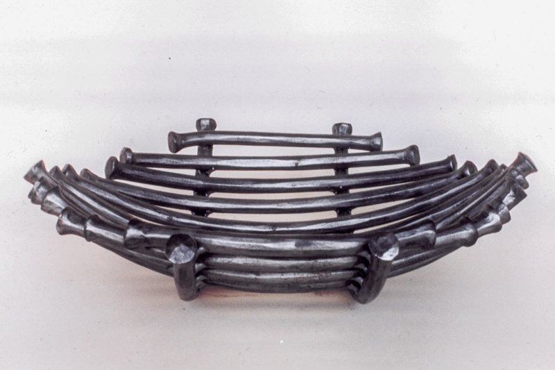 Contemporary Wrought Iron Fruit Bowl
