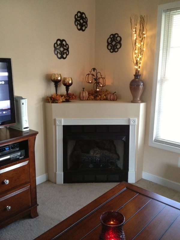 Cozy Fall Fireplace Mantel Decor Ideas