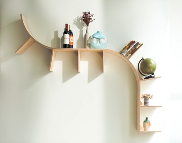 Creative Animal-Shaped Floating Shelf Design
