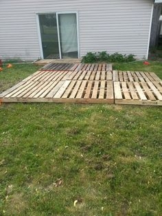 Creative DIY Pallet Decking Ideas for Temporary Back Decks