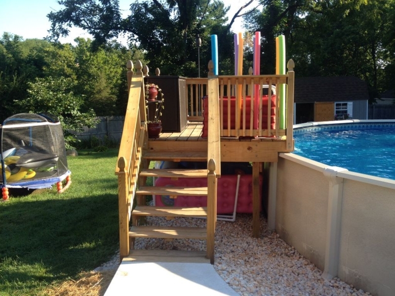 Above Ground Swimming Pool Platforms