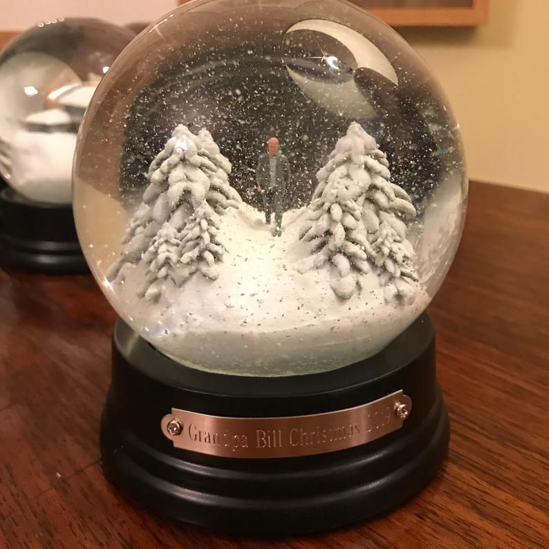 Custom Personalized Snowglobe with Winter Scene
