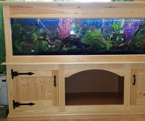 Custom Wooden 150 Gallon Aquarium Stand