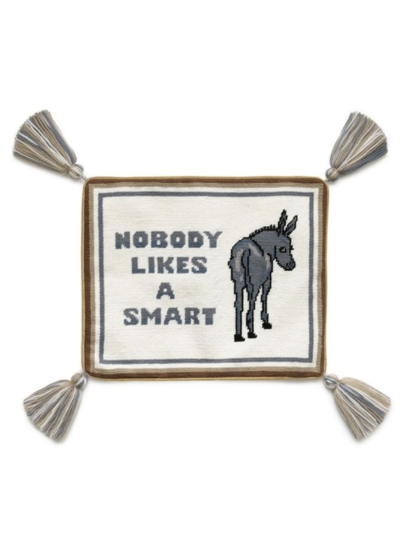 DONKEY NEEDLEPOINT PILLOW | Needlepoint pillows, Needlepoint, Cross ...