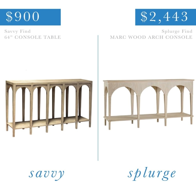 Elegant Arched Console Tables Affordable and Luxury