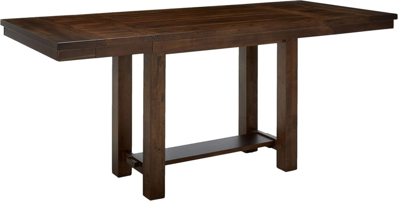 Elegant Dark Wood Dining Table 36 Inches Wide