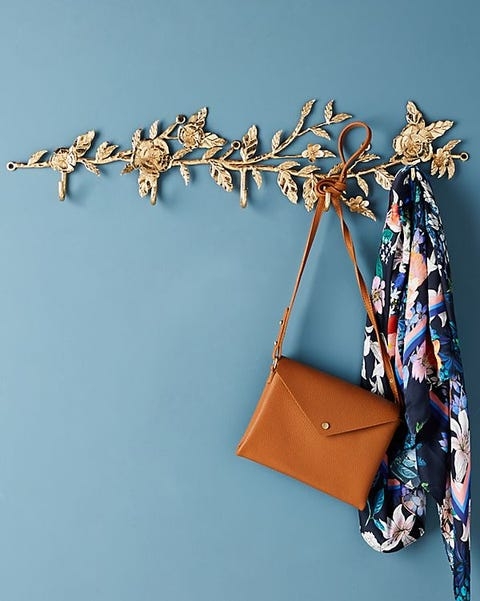 Elegant Floral Decorative Wall Hooks for Home