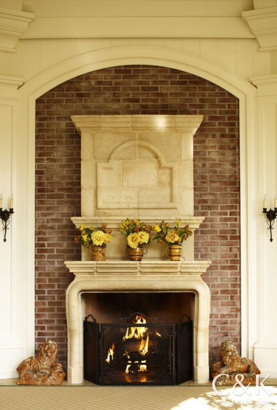 French Country Fireplaces