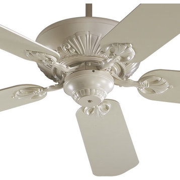 Elegant French Country Style White Ceiling Fan