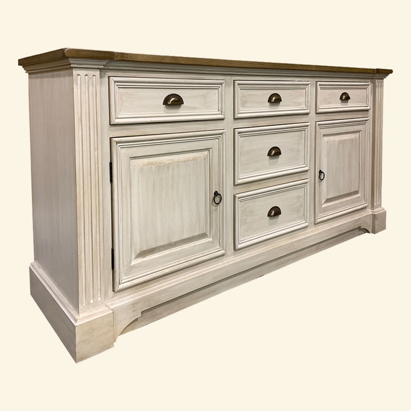Elegant French Provincial Country Buffet Sideboard
