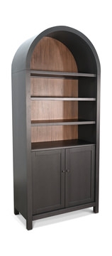 Elegant Roman Arch Wooden Display Cabinet