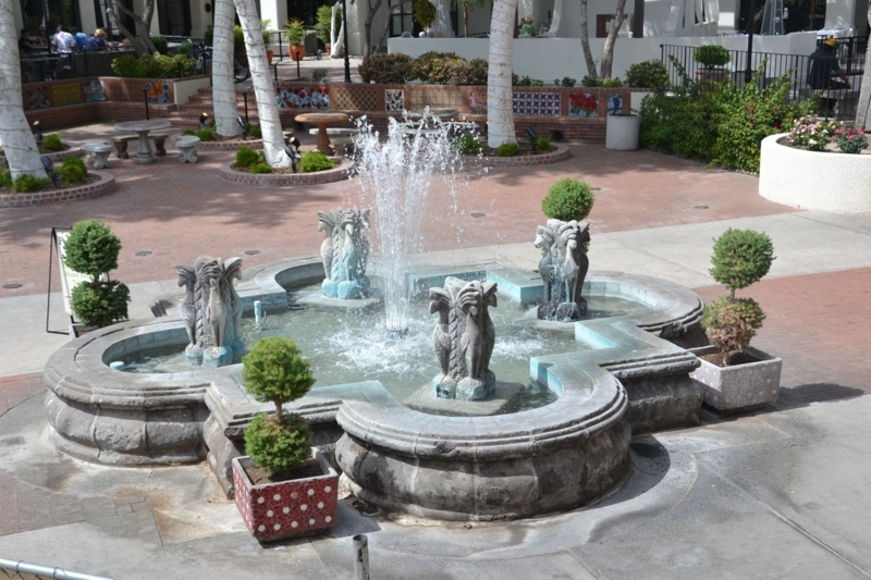 Elegant Spanish Fountain at Phillips Plaza Tucson