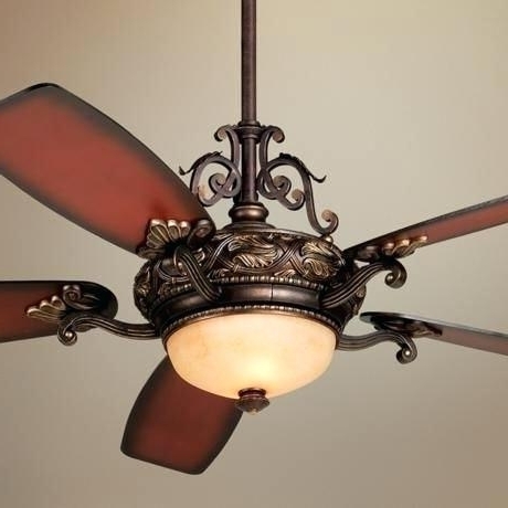 Elegant Victorian Outdoor Ceiling Fan Design