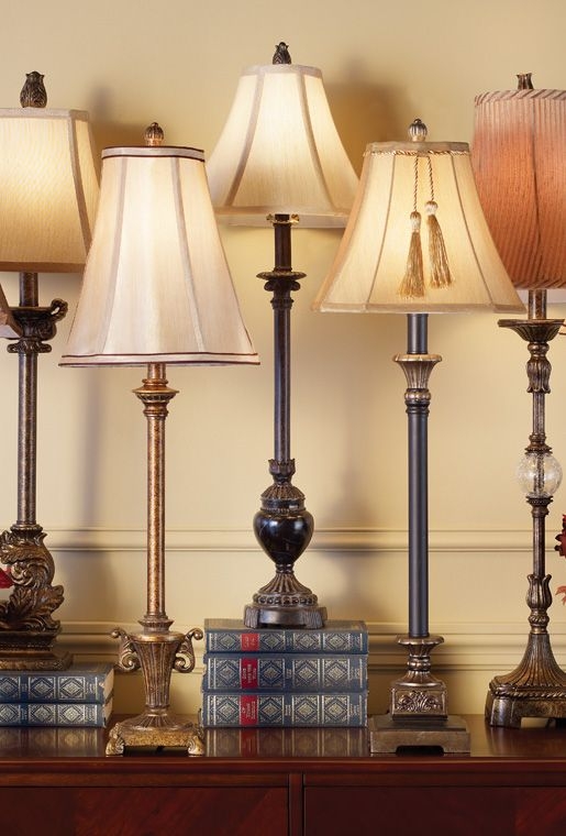 Elegant Vintage Table and Buffet Lamps Collection