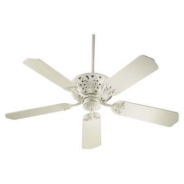 Elegant White French Country Ceiling Fan