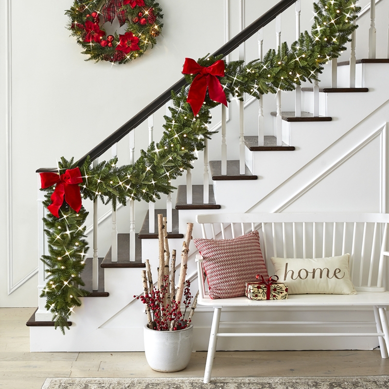Garlands On Banisters