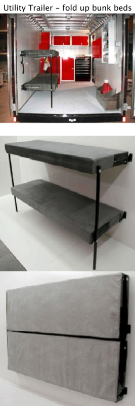 Folding Bunk Bed 77265 (350 Lbs Weight Capacity Per Sleep Surface ...