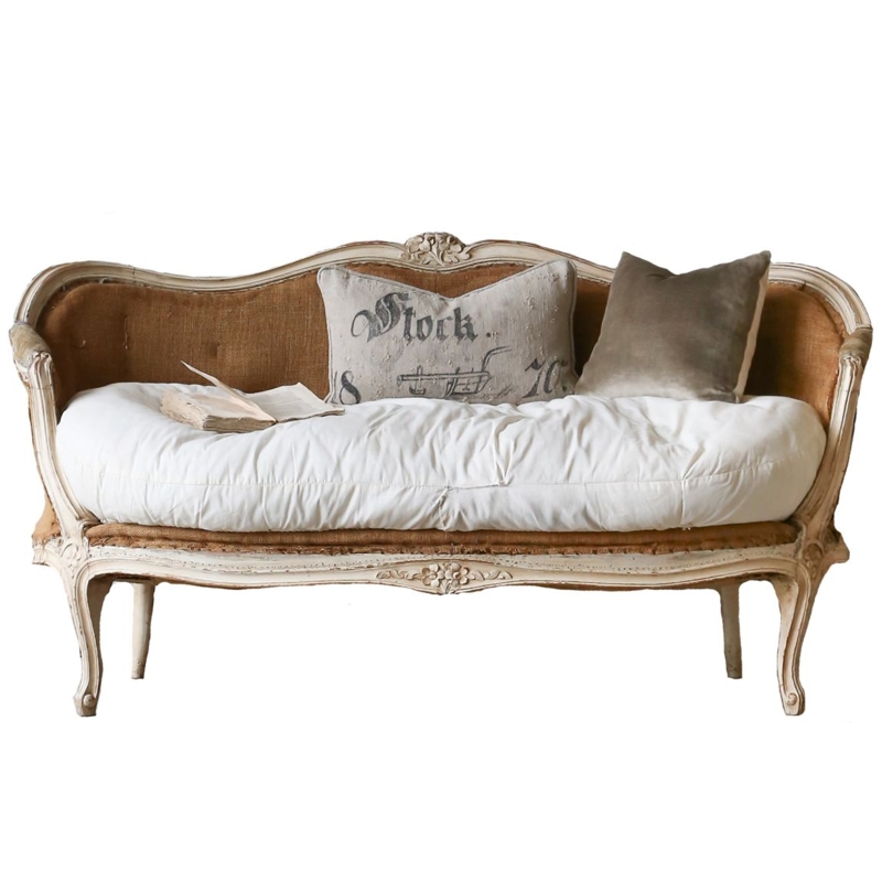 Genuine antique Louis XV style French settee from the 1880s Antique ...