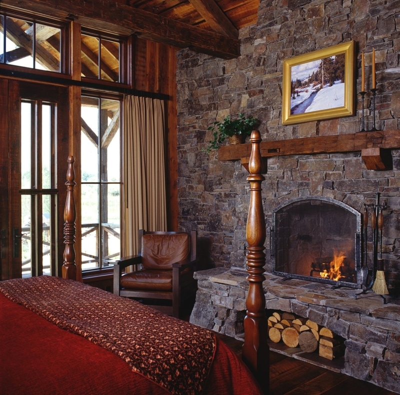 Glen Residence | Bedroom fireplaces, Fireplace, French country rustic
