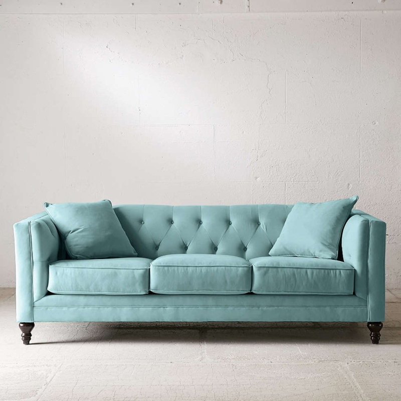 Graham Microfiber Sofa  Everything Turquoise