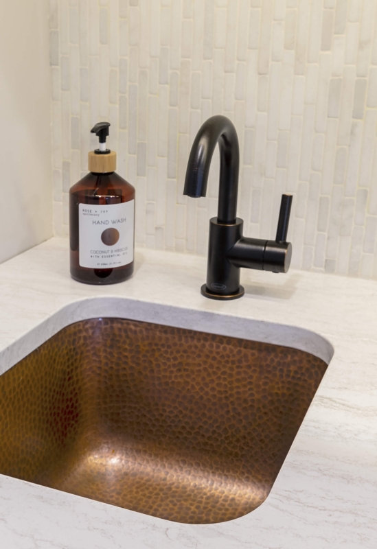 Hamden Kitchen - Wet Bar Sink | Viking Kitchen Cabinets