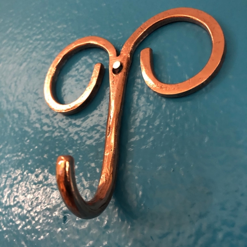 Handcrafted Pure Copper Decorative Wall Hook