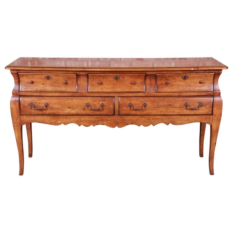 Henredon French Country Fruitwood Sideboard Buffet or Credenza at ...