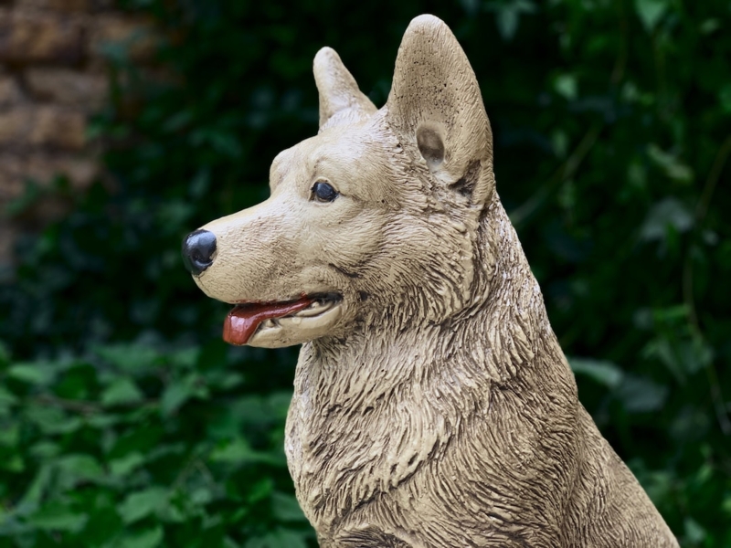 Huge German Shepherd Dog Concrete Shepherd Statue Cement German ...