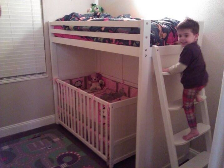 Innovative Kids Bunk Bed Converted from Crib