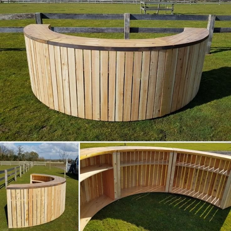 Introducing our curved rustic bar, currently available as a semi ...