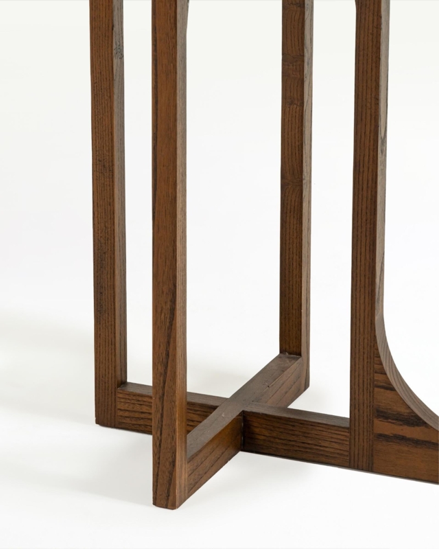 Jarvits Arched Console Table in Espresso Walnut