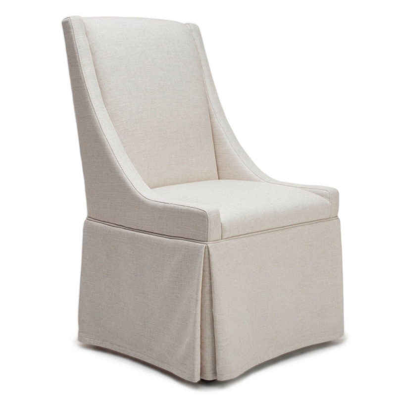 Kendall Skirted Dining Chair | Dining chairs, Custom dining room, Chair