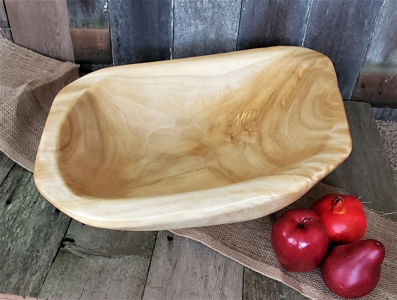 Large Handmade Elegant Wooden Decorative Bowl