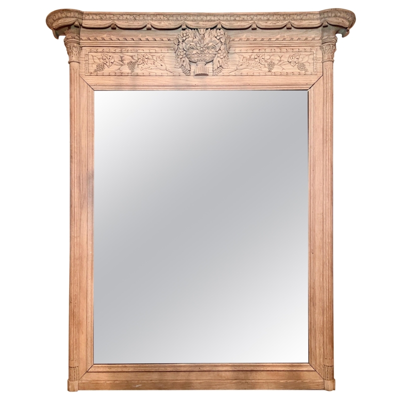 Late 19th Century French Carved Wood Mirror | Large at 1stDibs | large ...