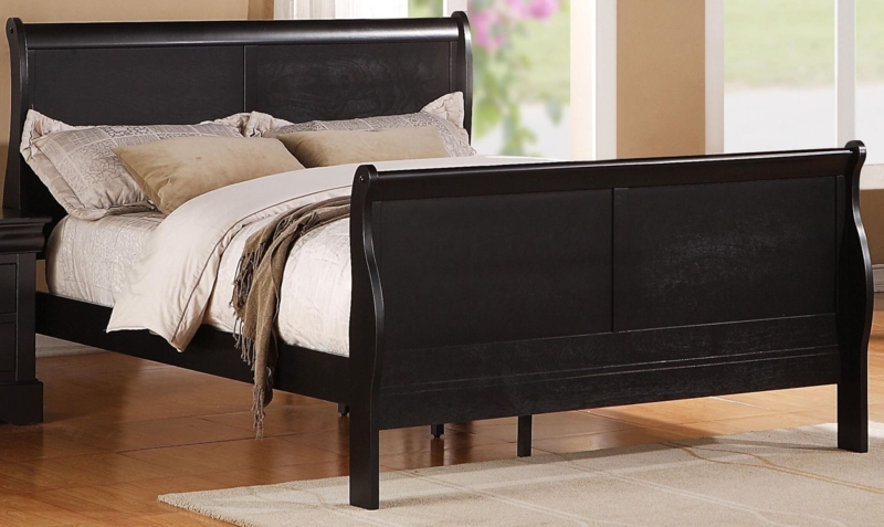 Black Sleigh Beds