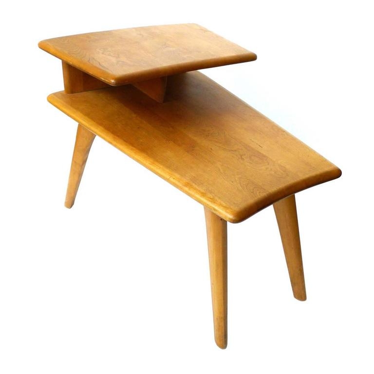 Midcentury Heywood-Wakefield Two-Tier End Table at 1stDibs