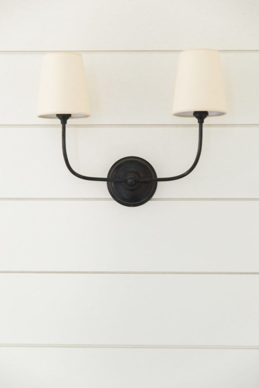 Midway New Build Basement | Sconces living room, Staircase wall ...