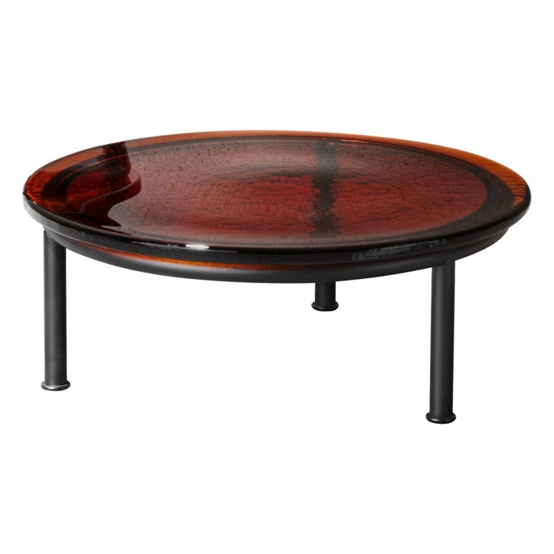 Miniforms Zigo Amber Glass Coffee Table
