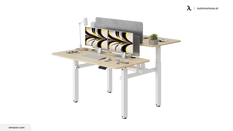 Modern Adjustable Double-Sided Standing Desk for Office