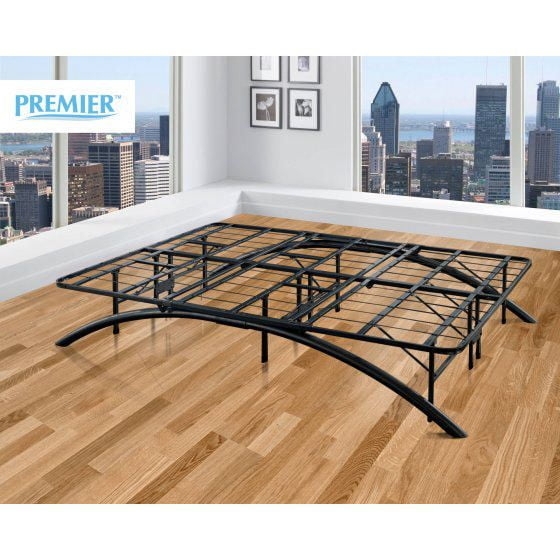 Modern Black Ellipse Arch Platform Bed Frame