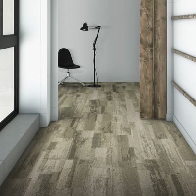 Modern Carpet Tiles Mimicking Wood Flooring