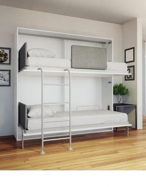 Modern Compact Fold-Away Wall Bunk Beds