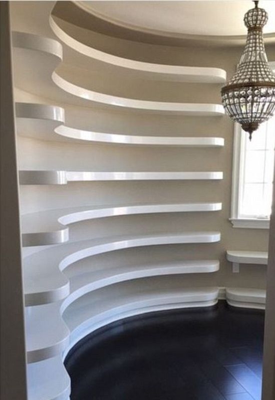 Modern Curved Wall Shelves for Stylish Storage
