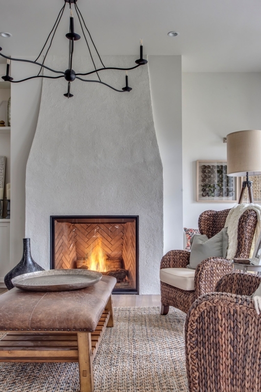 Modern French Country Fireplace | Country fireplace, Home fireplace ...